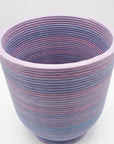Fjólublár Flora Pot, stór - Plastplan