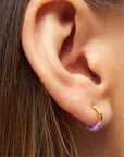 Color Hoop Half Dip - Purple