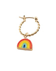 Mini rainbow mini hoop - Nach Bijoux