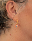 Mini rainbow mini hoop - Nach Bijoux