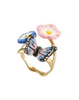 Night butterfly and celestial rose - Nach Bijoux