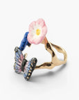Night butterfly and celestial rose - Nach Bijoux