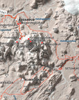 Miðhálendi Íslands - Maps of Iceland