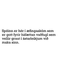 SPÓI - Ef ég væri fugl