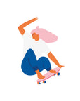 Skater Girl - Tattly
