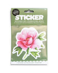 Salmon Peony - Tattly Sticker