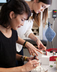 White & Gold Leopard - Nach Bijoux
