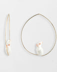 Rabbit small hoops - Nach Bijoux