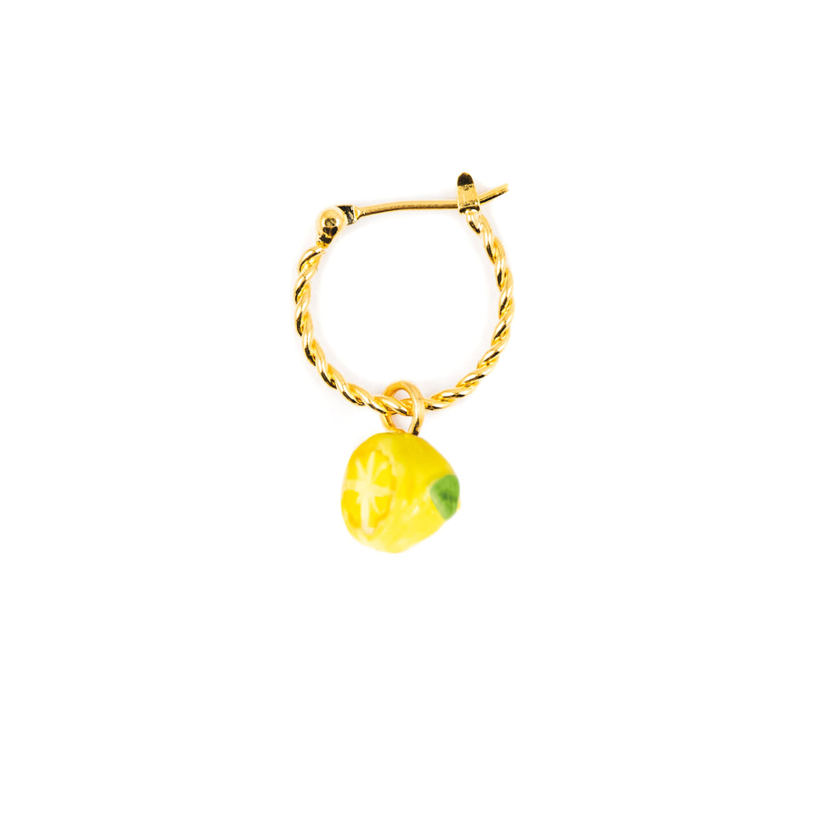Lemon mini hoop - Nach Bijoux