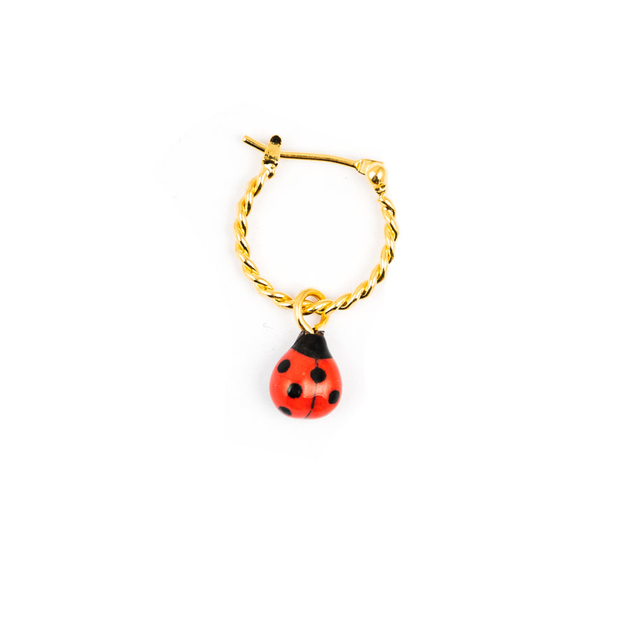 ladybug mini hoop - Nach Bijoux