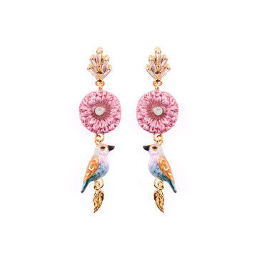 Thistle, bird & leaf - Nach Bijoux