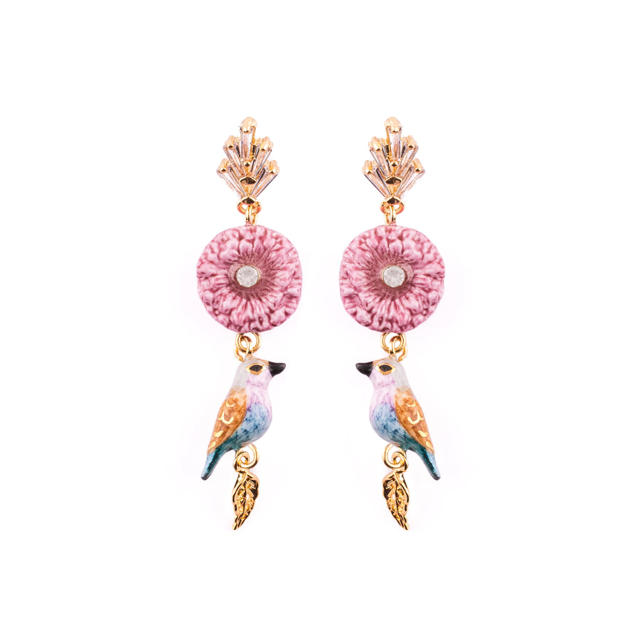 Thistle, bird & leaf - Nach Bijoux