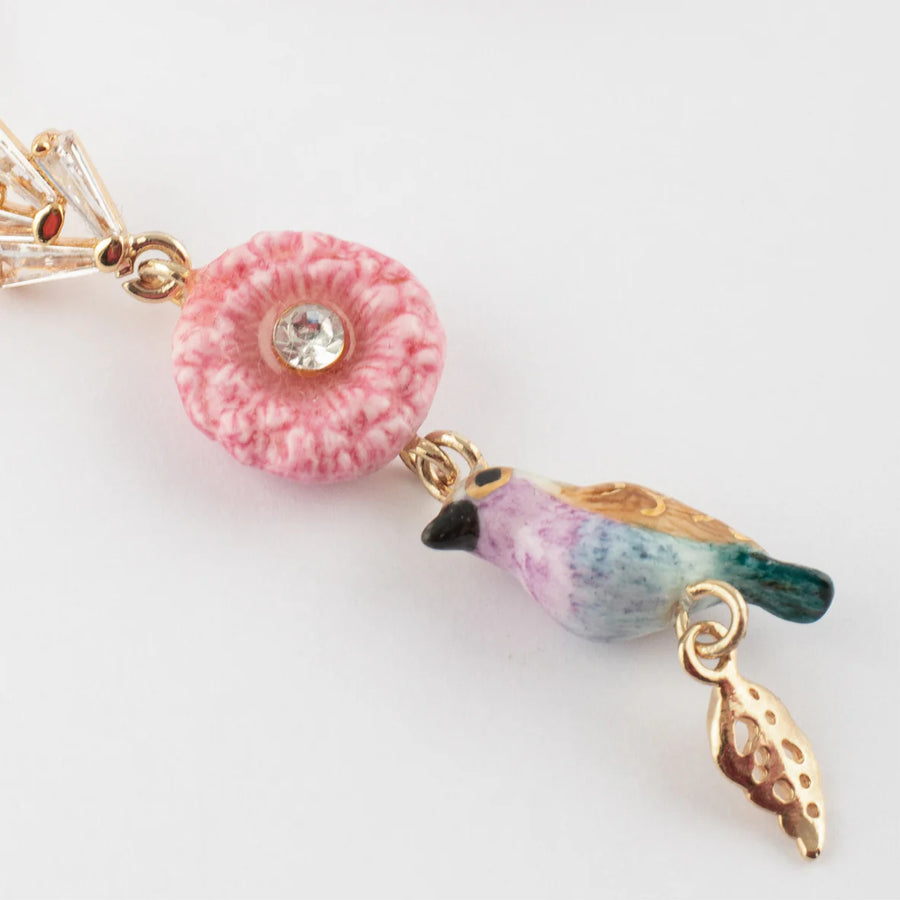 Thistle, bird & leaf - Nach Bijoux