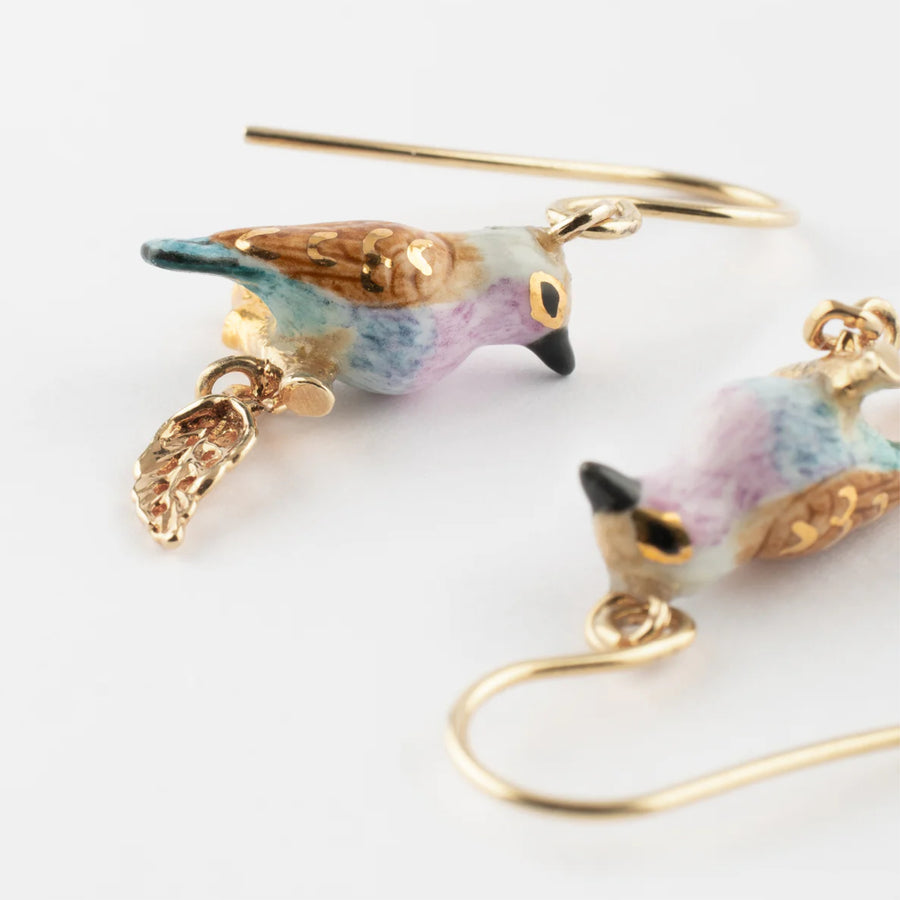 Thistle, bird & leaf - Nach Bijoux