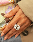 White & Gold Leopard - Nach Bijoux