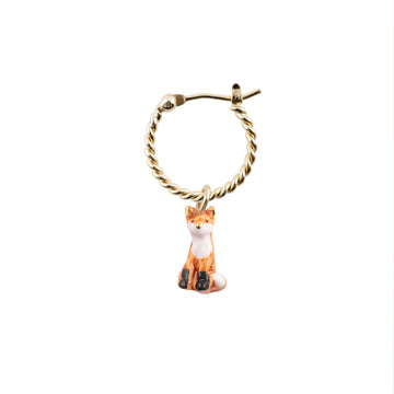 fox mini hoop - Nach Bijoux