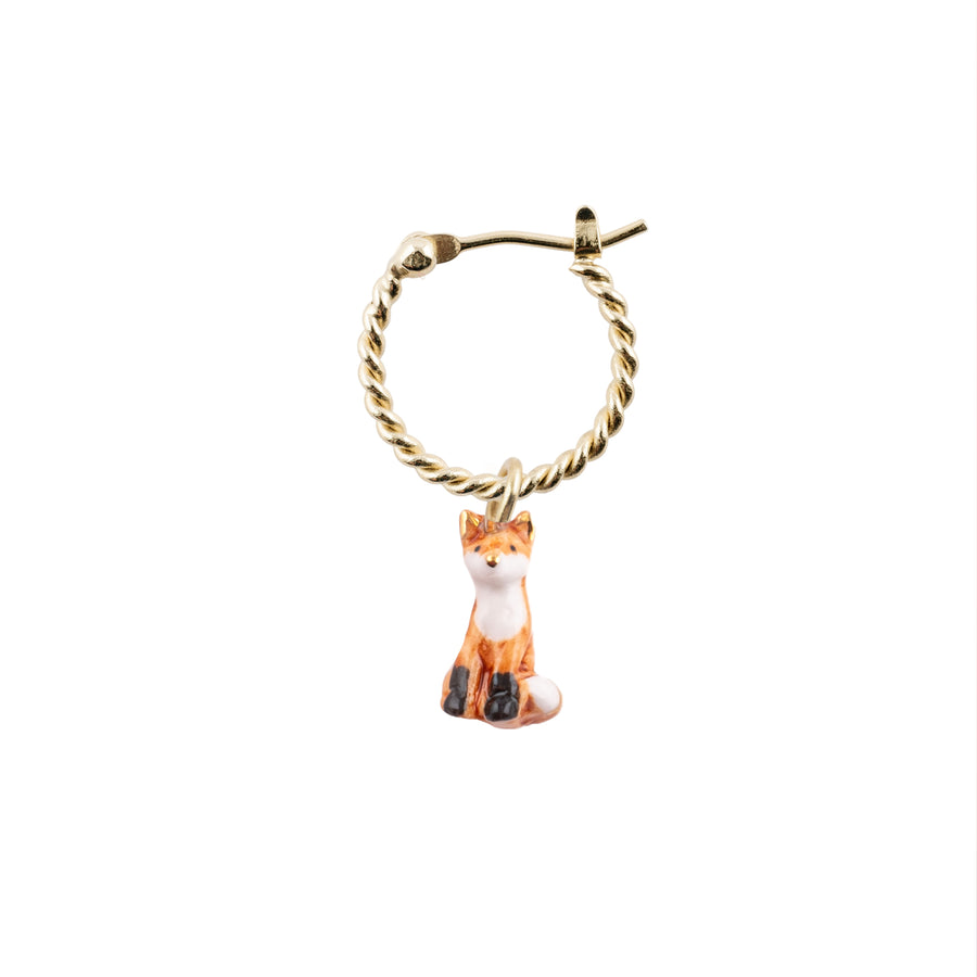 fox mini hoop - Nach Bijoux