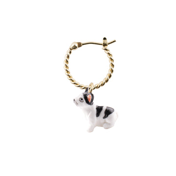 French Bulldog mini hoop - Nach Bijoux
