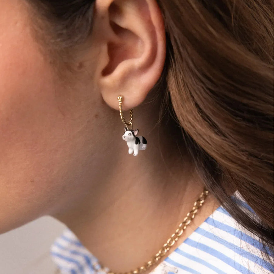 French Bulldog mini hoop - Nach Bijoux