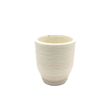 Hvítur Flora Pot - Plastplan