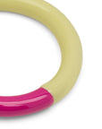 Double Color Ring - Plum/Silk Light Green