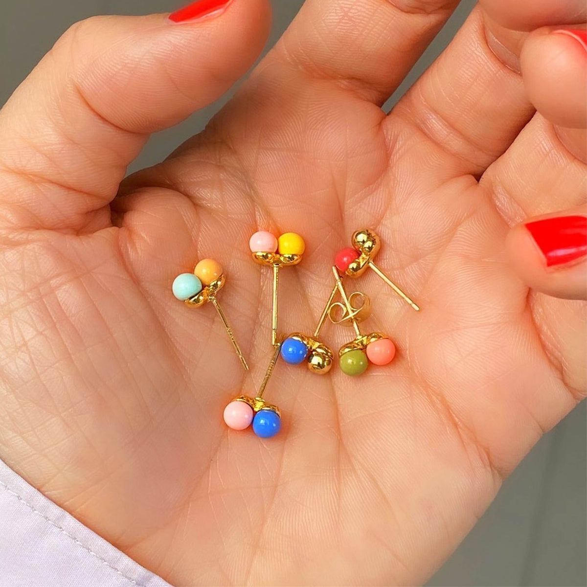 Double Color Ball - Light Pink/Yellow