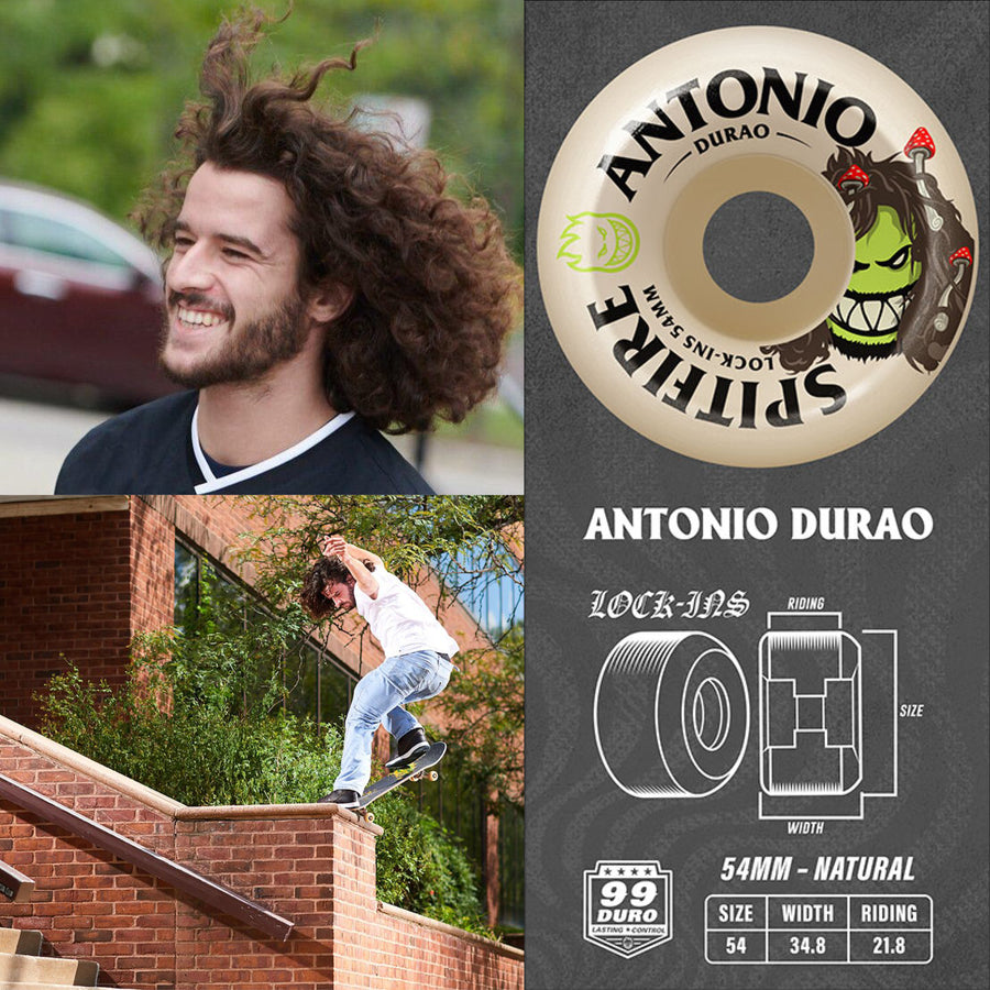 Spitfire Formula 4 Antonio Durao Burn Squad Lock-ins 54mm - Spitfire Wheels