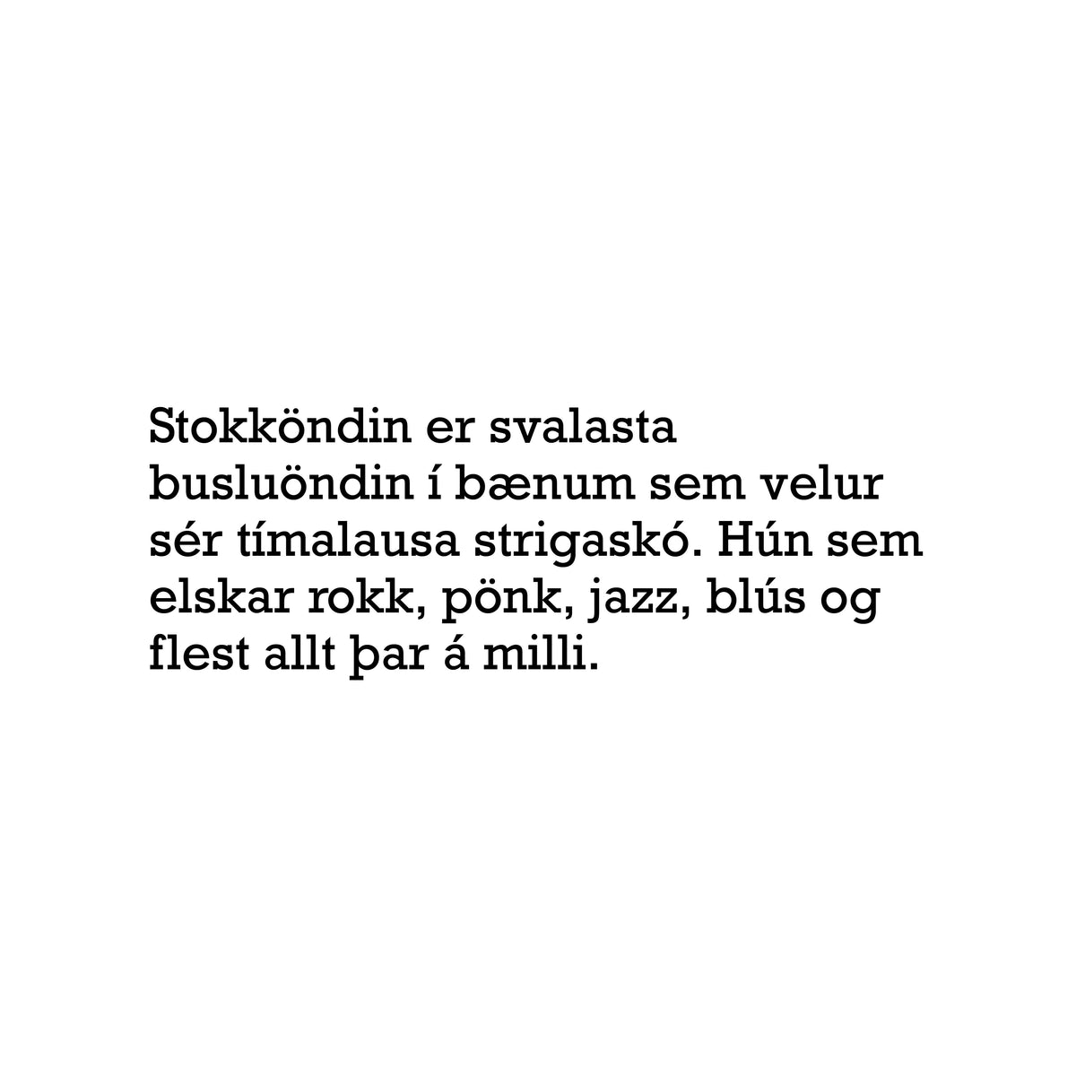 STOKKÖND - Ef ég væri fugl