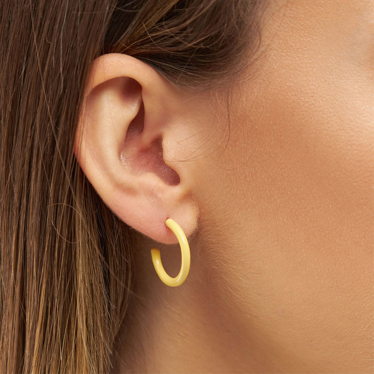 Color Hoop Medium - Yellow