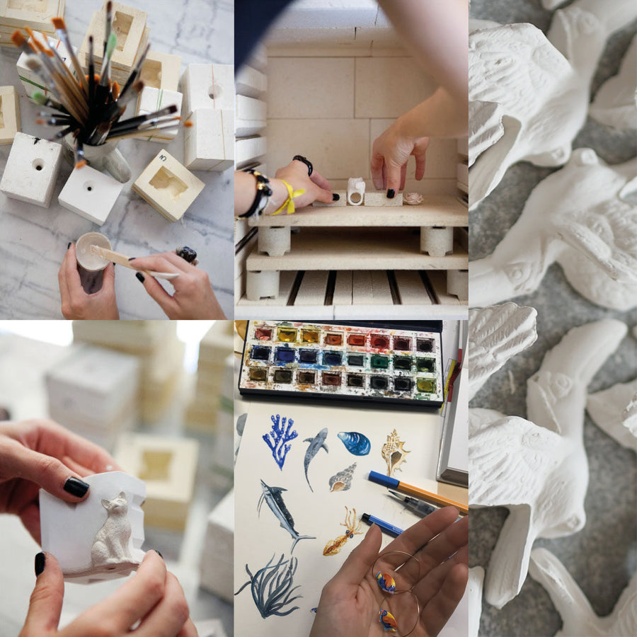 fox mini hoop - Nach Bijoux