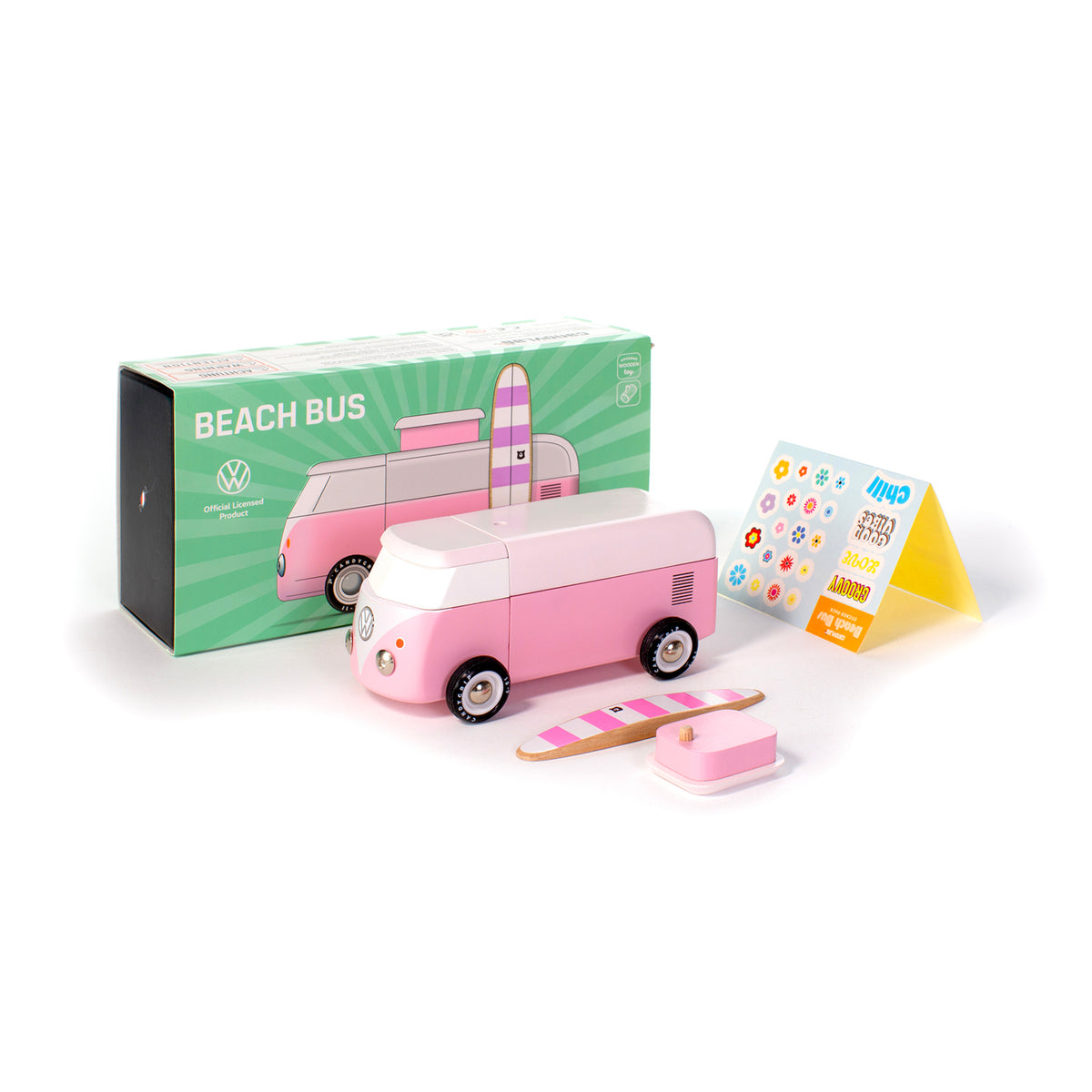 VW Beach Bus Pink - Candylab