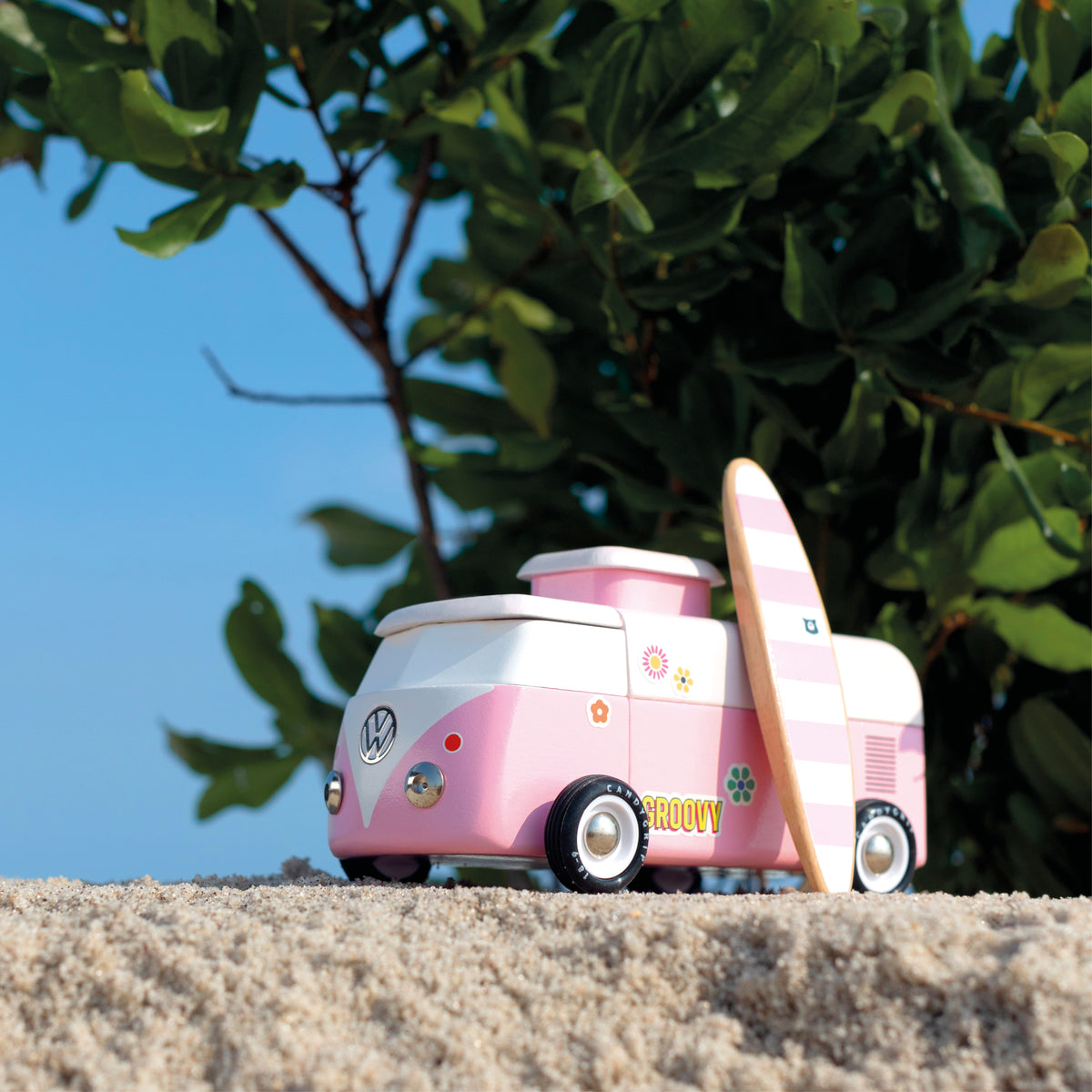 VW Beach Bus Pink - Candylab