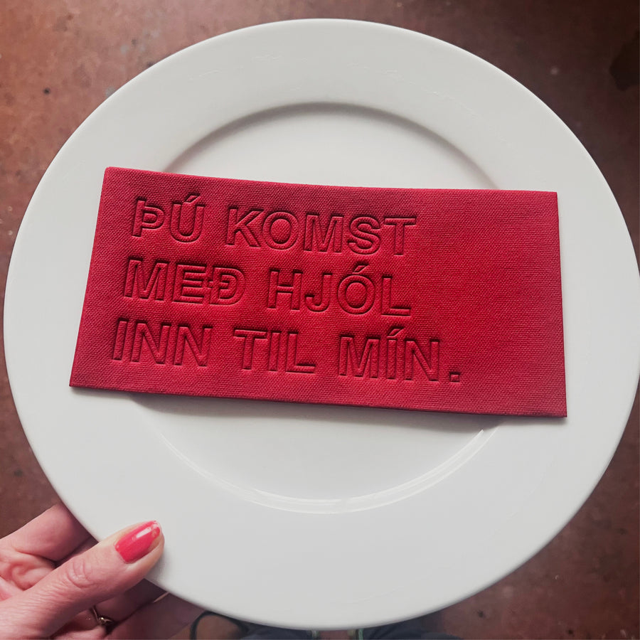 Þú komst með hjól inn til mín - Hanna frá Jaðri