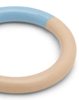 Double Color Ring - Light Blue/Buttercream
