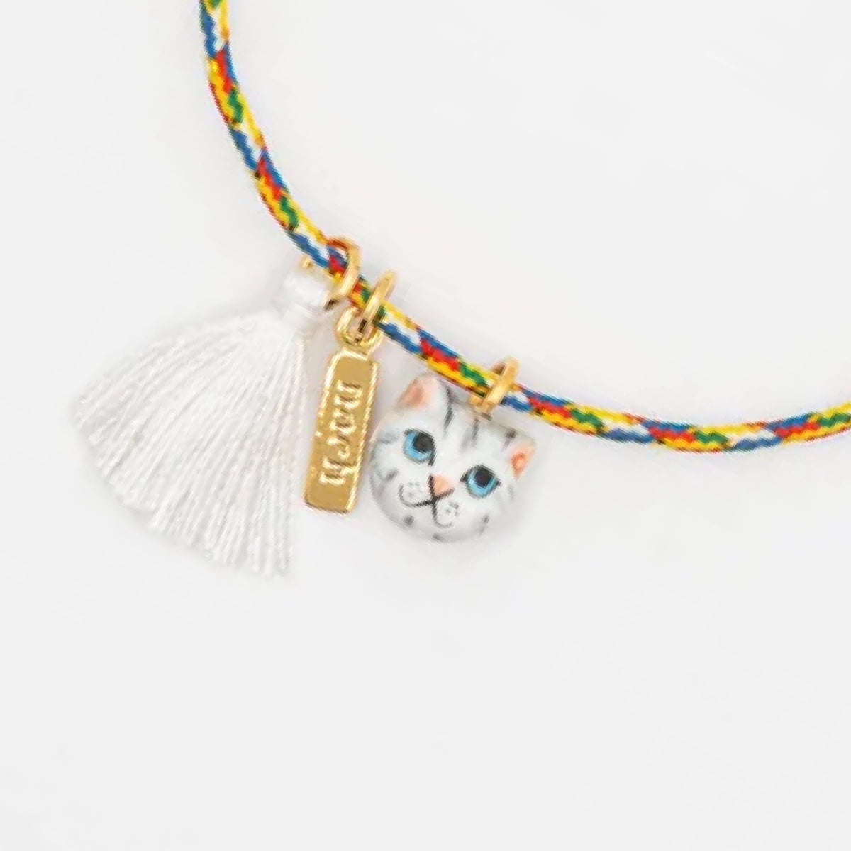 Tabby cat with tassel Multicolor - Nach Bijoux