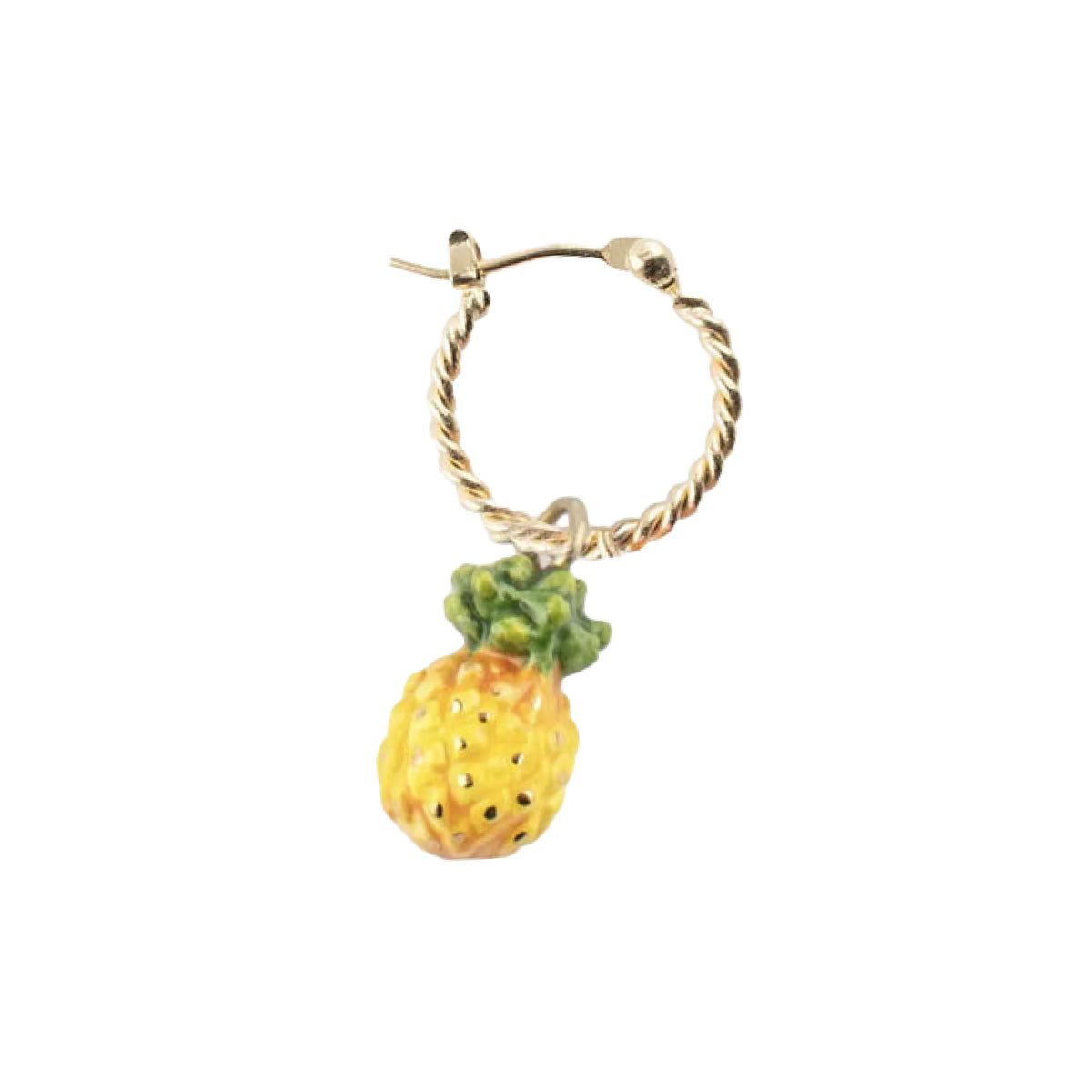 pineapple mini hoop - Nach Bijoux