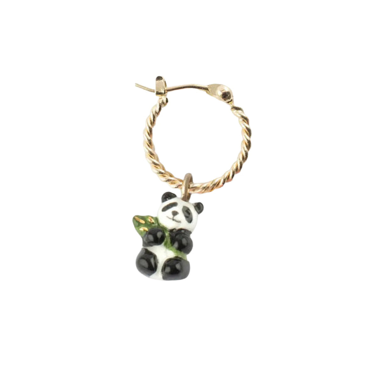 panda mini hoop - Nach Bijoux