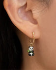 panda mini hoop - Nach Bijoux