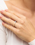 Double Color Ring - Light Blue/Buttercream