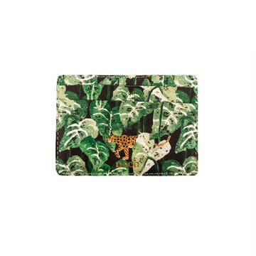 Leopard & leaves card holder - Nach Bijoux