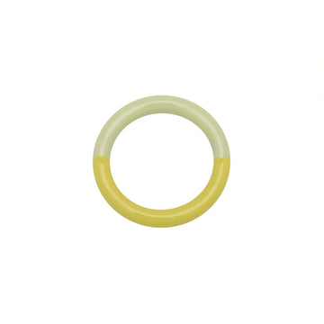 Double Color Ring - Lime/Silk Light Green