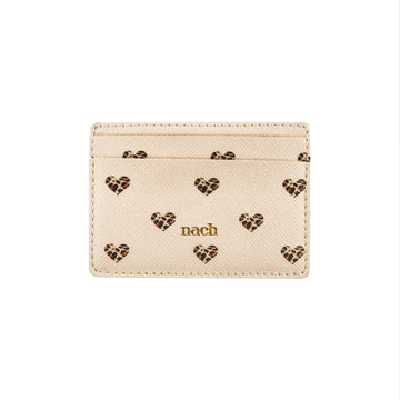 Leopard hearts card holder - Nach Bijoux