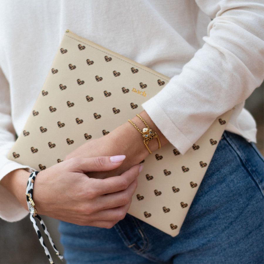 Leopart hearts case - Nach Bijoux