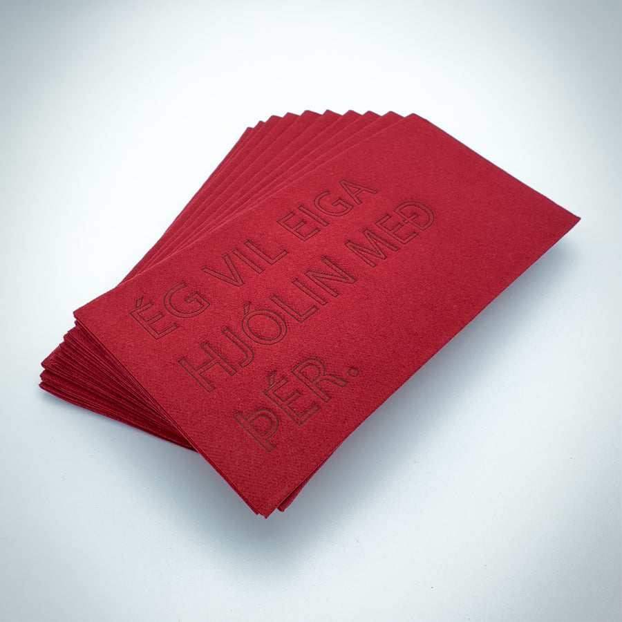 Ég vil eiga hjólin með þér - Hanna frá Jaðri