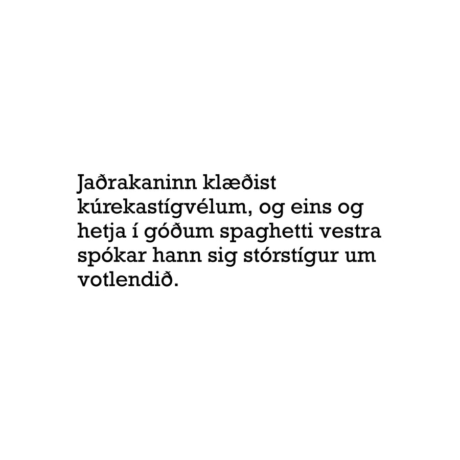 JAÐRAKAN - Ef ég væri fugl