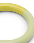 Double Color Ring - Lime/Silk Light Green