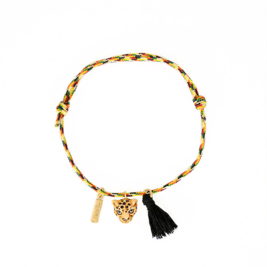 Leopard with pompom multicolour - Nach Bijoux