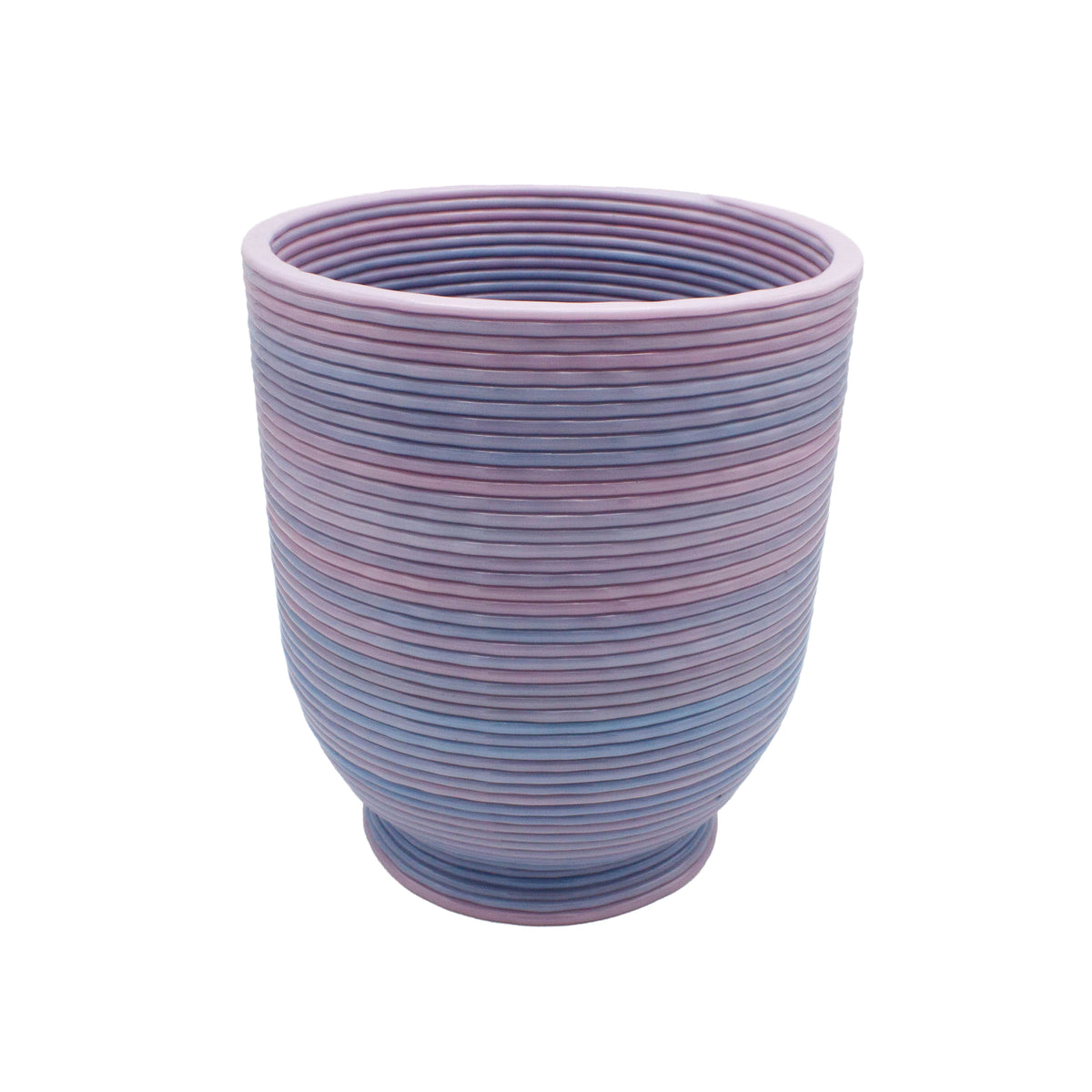 Fjólublár Flora Pot, stór - Plastplan