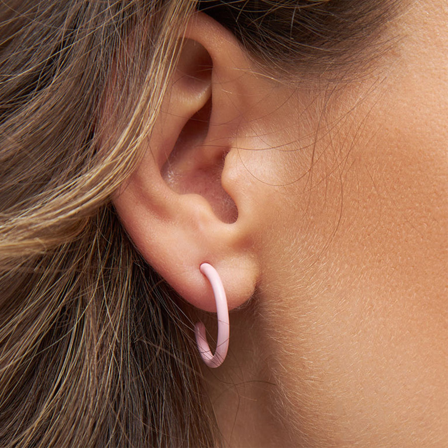 Color Hoop Medium - Light Pink