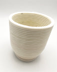 Hvítur Flora Pot - Plastplan